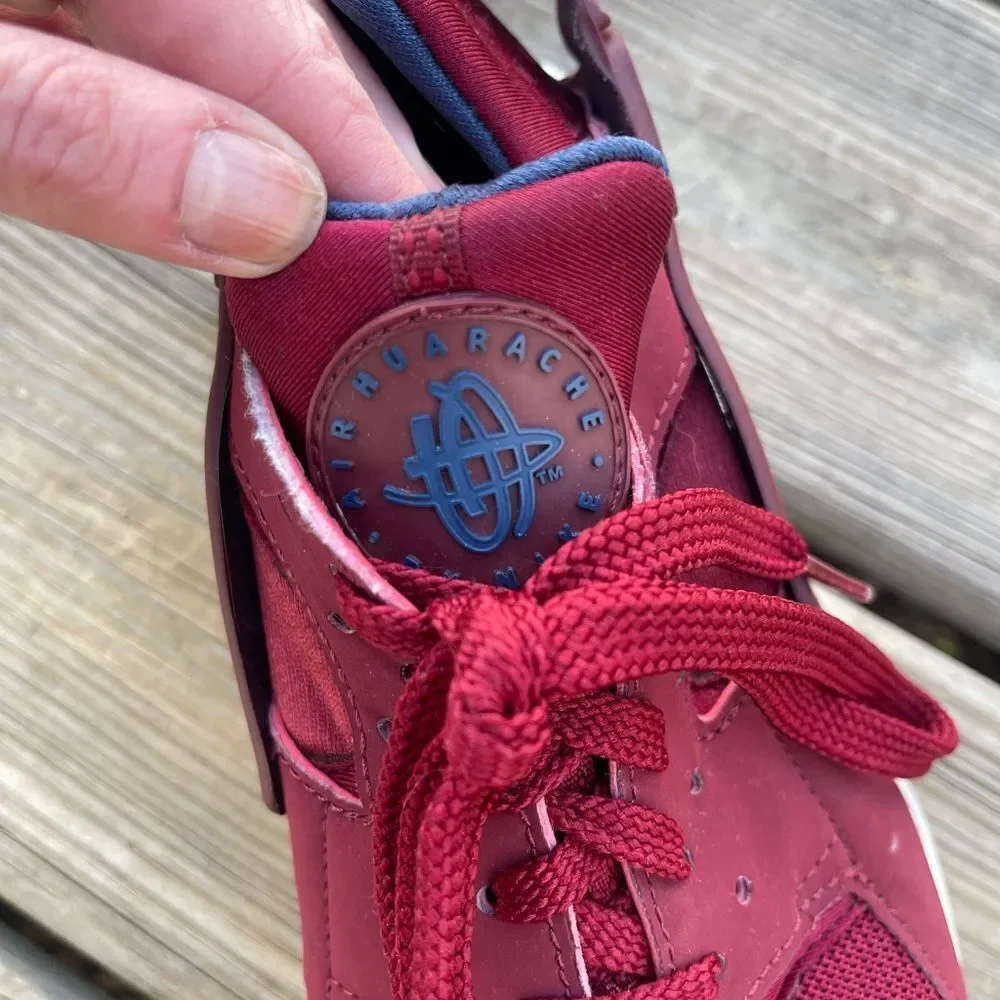 Nike air max burgundy and navy